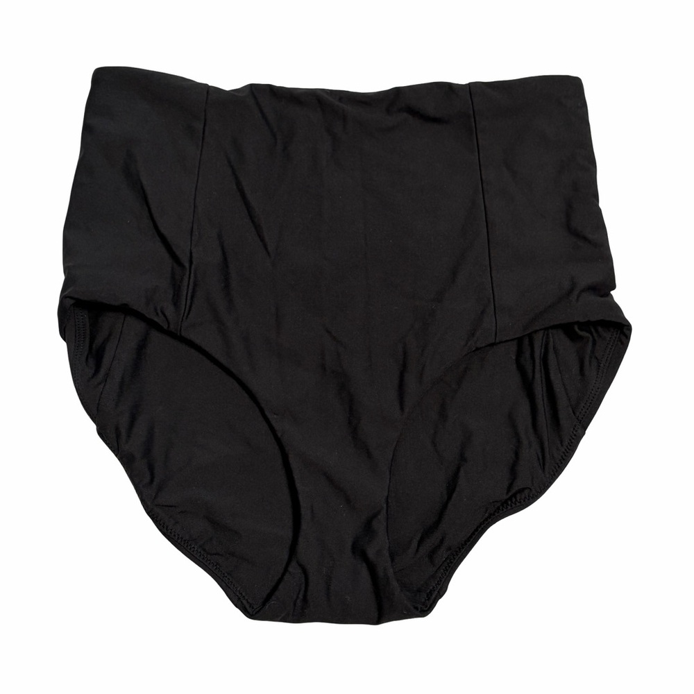 CALIA Women's High Waisted Swim Bikini Bottoms in Black, Size XS